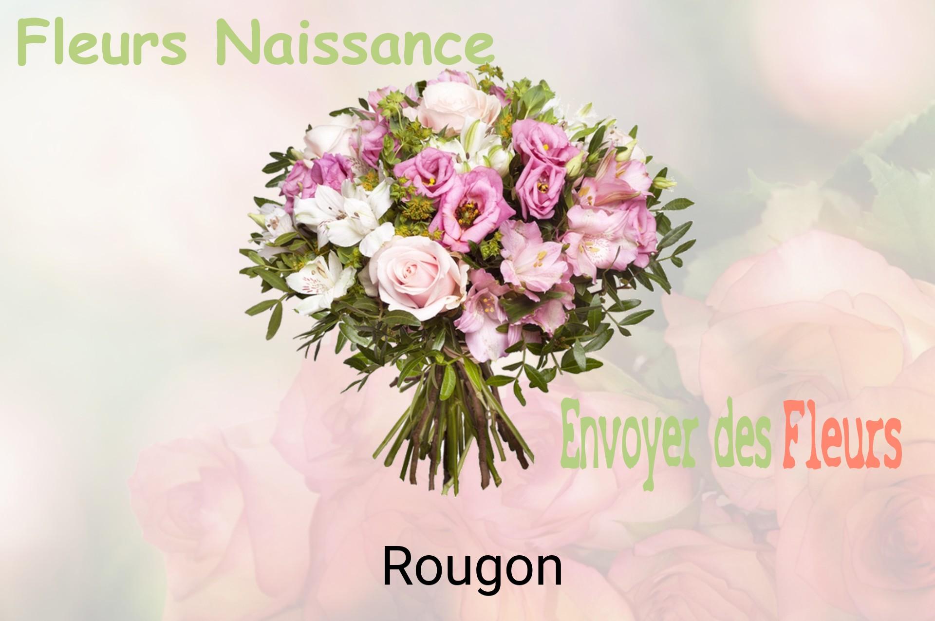 Bouquet de fleurs de naissance livré à Rougon